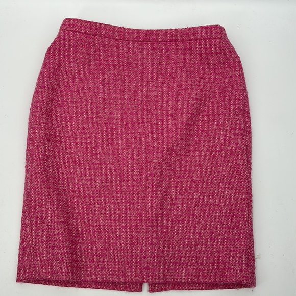MOON Pure Collection Wool Pencil Skirt Pink size 18 Quality British Cloth - Picture 3 of 6